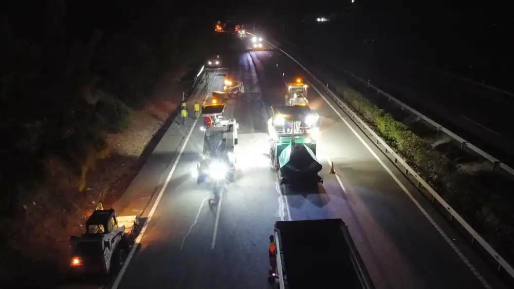 La Junta renueva el firme en 22 kilómetros de la A-92 en la provincia de Málaga con el Plan de Asfaltado