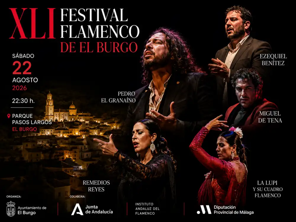 El Burgo reúne esta noche a grandes figuras del flamenco en su histórico festival