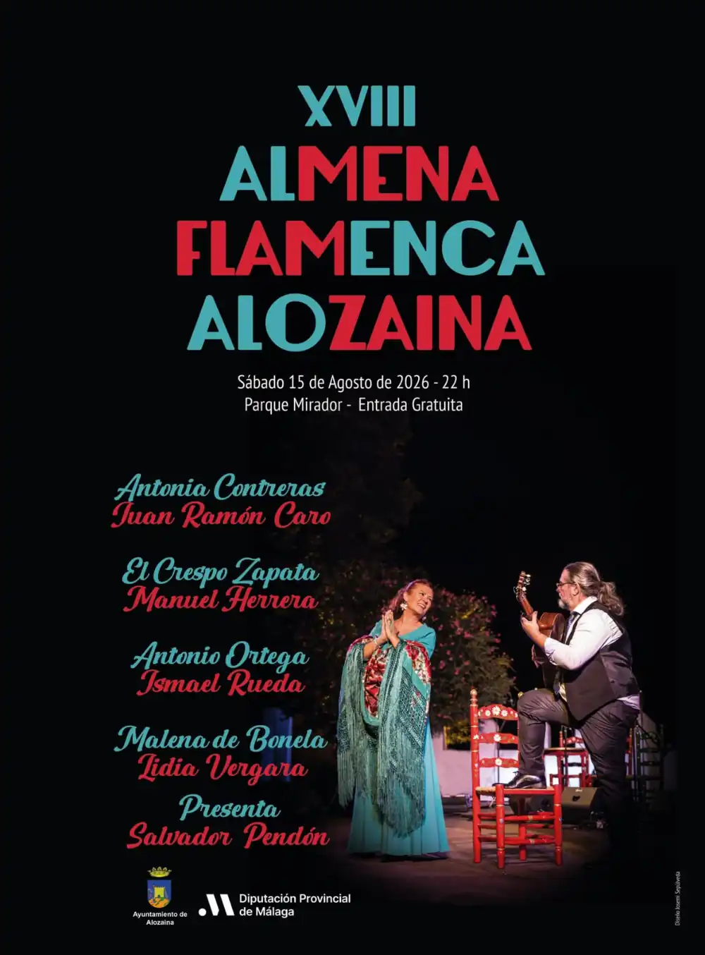 Alozaina reúne cante, guitarra y baile en la Almena Flamenca, que se celebrará el 15 de agosto