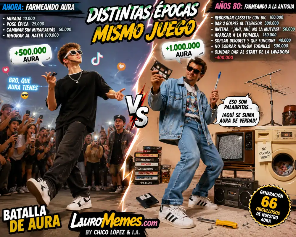 «Farmear aura»: la moda de los jóvenes que los ochenteros llevamos practicando toda la vida sin saberlo