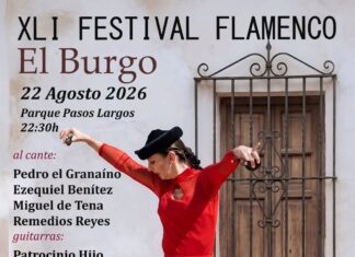 Pedro ‘el Granaíno’, Ezequiel Benítez, Miguel de Tena, Remedios Reyes y La Lupi, protagonistas del Festival Flamenco de El Burgo Pedro ‘el Granaíno’, Ezequiel Benítez, Miguel de Tena, Remedios Reyes y La Lupi, protagonistas del Festival Flamenco de El Burgo