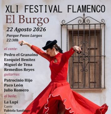 Pedro ‘el Granaíno’, Ezequiel Benítez, Miguel de Tena, Remedios Reyes y La Lupi, protagonistas del Festival Flamenco de El Burgo Pedro ‘el Granaíno’, Ezequiel Benítez, Miguel de Tena, Remedios Reyes y La Lupi, protagonistas del Festival Flamenco de El Burgo