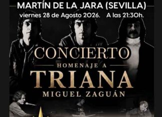 Martín de la Jara acoge un gran homenaje al Rock Andaluz con concierto tributo a Triana e inauguración de un mural conmemorativo Martín de la Jara acoge un gran homenaje al Rock Andaluz con concierto tributo a Triana e inauguración de un mural conmemorativo