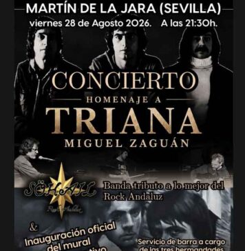 Martín de la Jara acoge un gran homenaje al Rock Andaluz con concierto tributo a Triana e inauguración de un mural conmemorativo Martín de la Jara acoge un gran homenaje al Rock Andaluz con concierto tributo a Triana e inauguración de un mural conmemorativo