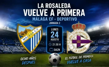La Rosaleda vuelve a Primera: Málaga y Deportivo se citan en una noche esperada durante ocho años La Rosaleda vuelve a Primera: Málaga y Deportivo se citan en una noche esperada durante ocho años