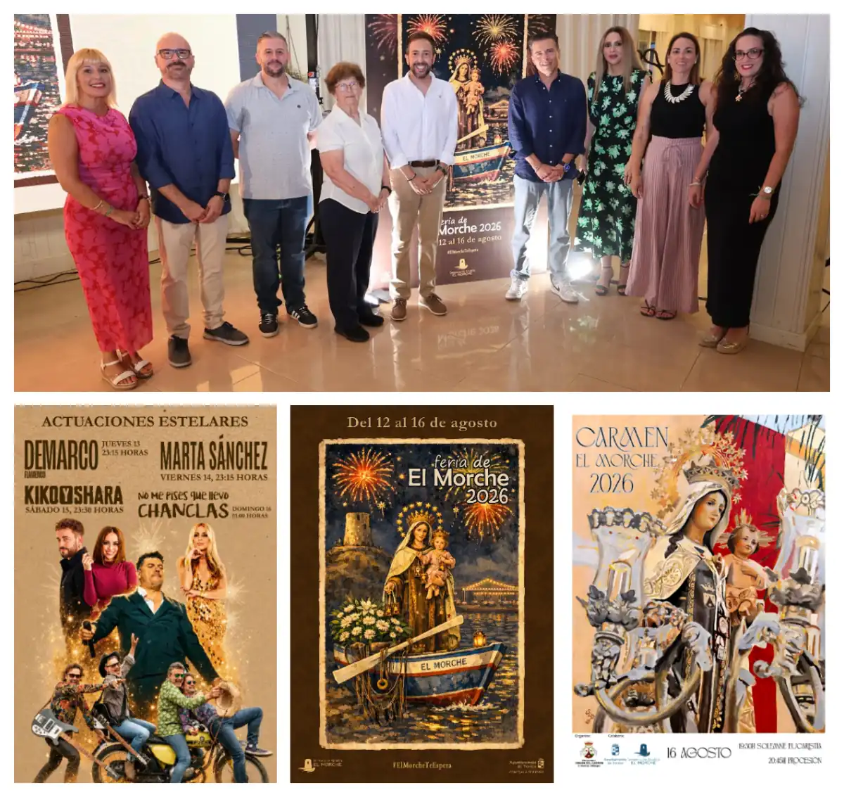 El Morche prepara cinco días de Feria con Marta Sánchez, Demarco, Kiko y Shara y No me pises que llevo chanclas