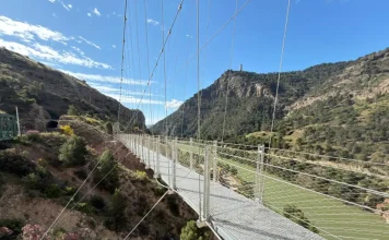 El nuevo puente colgante permite recorrer el último tramo del Caminito del Rey con hasta 11,4 grados menos de calor El nuevo puente colgante permite recorrer el último tramo del Caminito del Rey con hasta 11,4 grados menos de calor