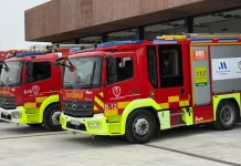 La Diputación licita por dos millones de euros una autoescala de 32 metros y dos camiones todoterreno para el Consorcio Provincial de Bomberos La Diputación licita por dos millones de euros una autoescala de 32 metros y dos camiones todoterreno para el Consorcio Provincial de Bomberos