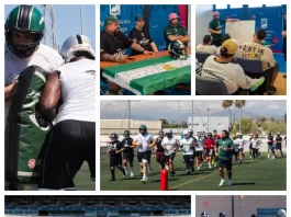 Más de 50 deportistas participan en el II Clínic Team Andalucía de fútbol americano en Málaga Más de 50 deportistas participan en el II Clínic Team Andalucía de fútbol americano en Málaga