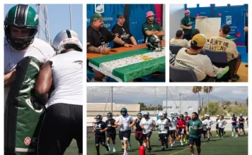 Más de 50 deportistas participan en el II Clínic Team Andalucía de fútbol americano en Málaga Más de 50 deportistas participan en el II Clínic Team Andalucía de fútbol americano en Málaga