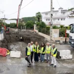 Obras en la carretera MA-3113 para evitar inundaciones en Triana Obras en la carretera MA-3113 para evitar inundaciones en Triana