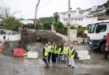 Obras en la carretera MA-3113 para evitar inundaciones en Triana Obras en la carretera MA-3113 para evitar inundaciones en Triana