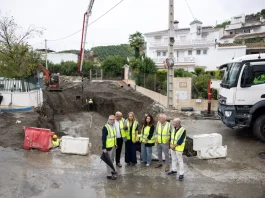 Obras en la carretera MA-3113 para evitar inundaciones en Triana Obras en la carretera MA-3113 para evitar inundaciones en Triana