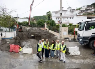 Obras en la carretera MA-3113 para evitar inundaciones en Triana Obras en la carretera MA-3113 para evitar inundaciones en Triana