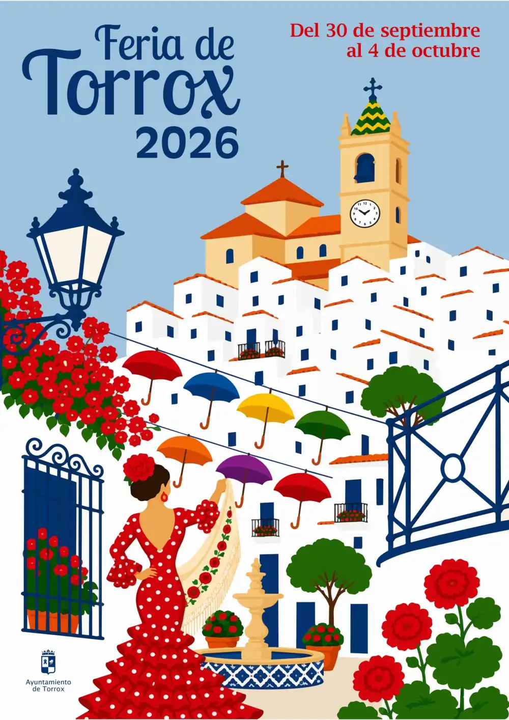 Torrox se prepara para cinco días de feria con Raya Real, Miguel Campello, Maki y María Artés, Javier Ojeda y Paco Candela