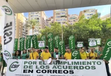 Continúan las movilizaciones de CSIF en Correos por la falta de personal, la precariedad y el incumplimiento del Acuerdo Marco Continúan las movilizaciones de CSIF en Correos por la falta de personal, la precariedad y el incumplimiento del Acuerdo Marco
