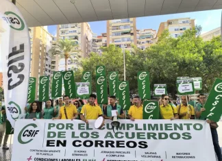 Continúan las movilizaciones de CSIF en Correos por la falta de personal, la precariedad y el incumplimiento del Acuerdo Marco Continúan las movilizaciones de CSIF en Correos por la falta de personal, la precariedad y el incumplimiento del Acuerdo Marco
