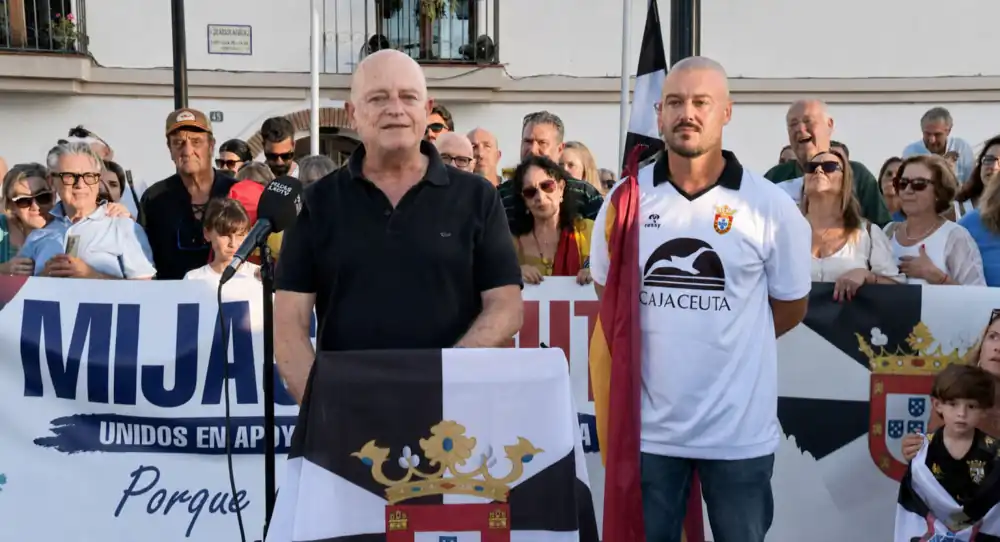 El PSOE, único ausente en las tres concentraciones por Ceuta celebradas en Mijas