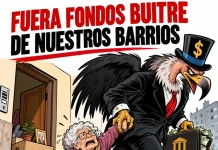 Cuando atacan los fondos buitre, luchamos unidas las gentes Cuando atacan los fondos buitre, luchamos unidas las gentes por Eduardo Madronal Pedraza