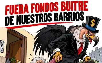 Cuando atacan los fondos buitre, luchamos unidas las gentes Cuando atacan los fondos buitre, luchamos unidas las gentes por Eduardo Madronal Pedraza