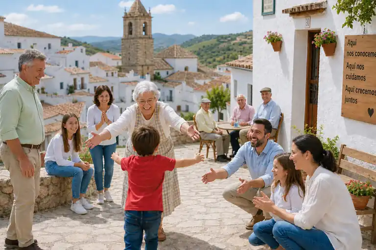 Corazones Blancos busca hogares y aliados en los pueblos de Málaga para proteger a la infancia