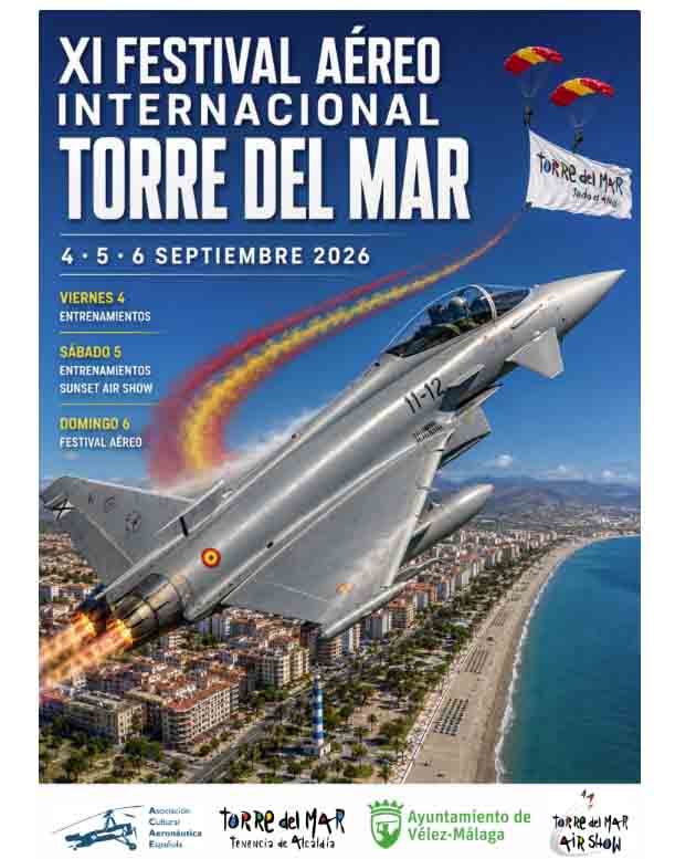 Torre del Mar mira al cielo este fin de semana: más de 30 aeronaves protagonizarán su Festival Aéreo