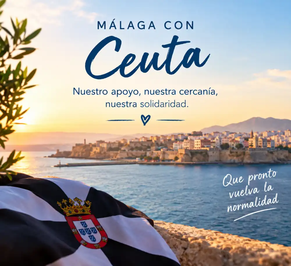 Municipios de Málaga se unirán este miércoles en un gesto de solidaridad y apoyo al pueblo de Ceuta