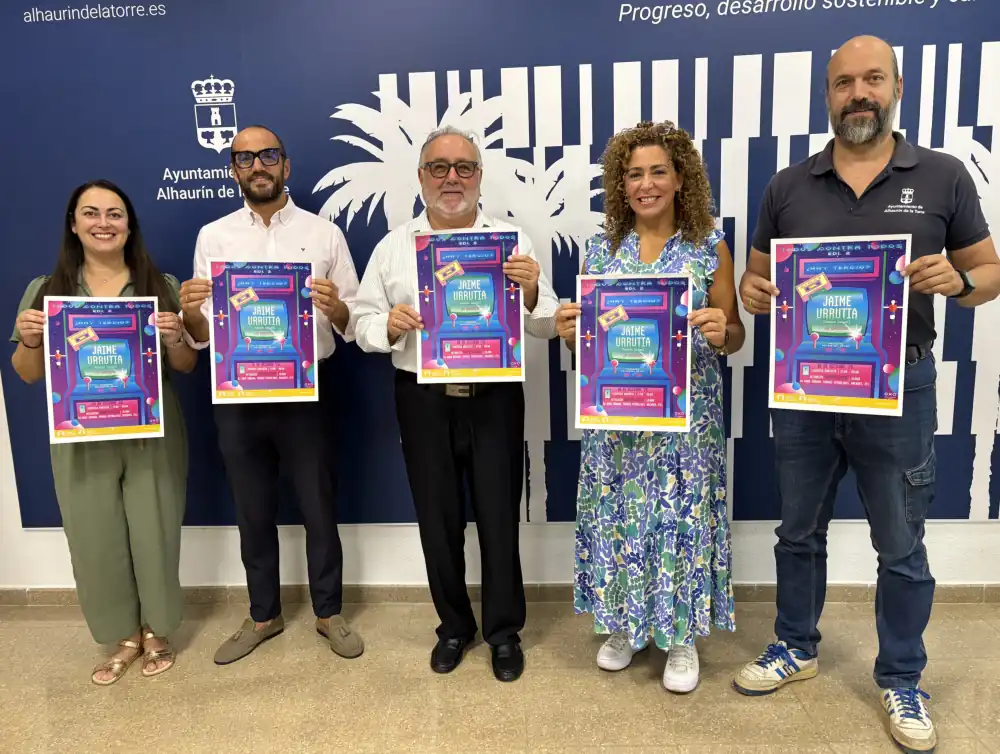Jaime Urrutia llevará la Movida de los 80 y 90 a una noche de recreativos y arcade en Alhaurín