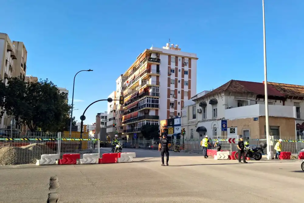 Las obras de la prolongación del Metro de Málaga ocuparán a partir del día 13 la calle Blas de Lezo
