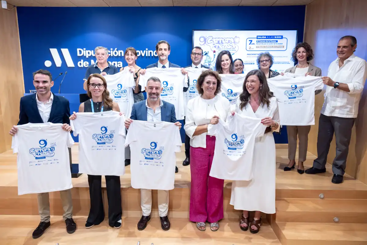 La Diputación impulsa la IX Carrera de la Prensa de Málaga, que se celebrará el 15 de noviembre con 1.500 participantes
