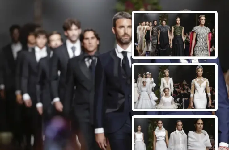 Seis diseñadores de Málaga de Moda brillan en Atelier Couture en Madrid