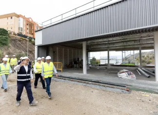El nuevo parque de bomberos de Rincón alcanza el 80% y será la central de emergencias del CPB de Málaga El nuevo parque de bomberos de Rincón alcanza el 80% y será la central de emergencias del CPB de Málaga