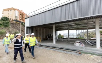 El nuevo parque de bomberos de Rincón alcanza el 80% y será la central de emergencias del CPB de Málaga El nuevo parque de bomberos de Rincón alcanza el 80% y será la central de emergencias del CPB de Málaga