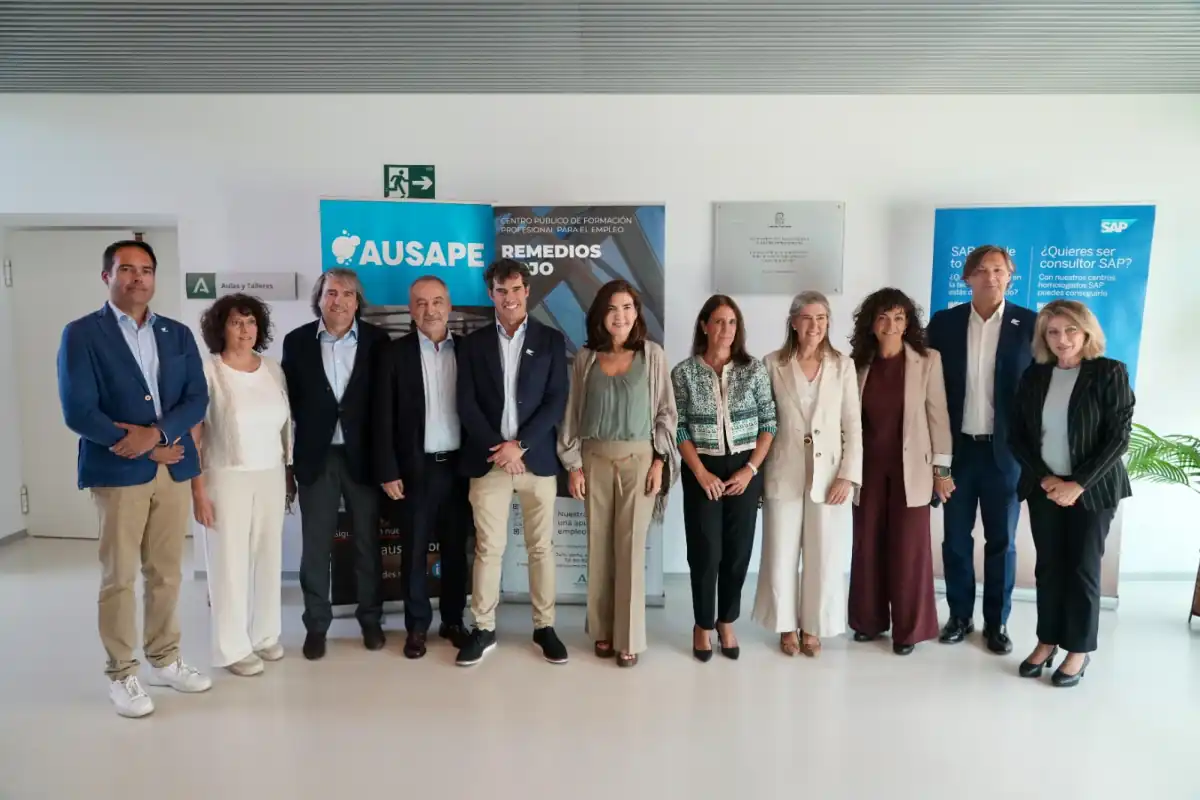 Consejería de Empleo: Rocío Blanco señala en Málaga las oportunidades laborales de la formación en tecnología SAP