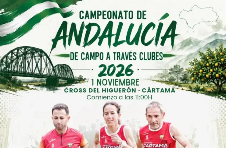 Cártama acogerá este domingo el Campeonato de Andalucía de Campo a Través de Clubes