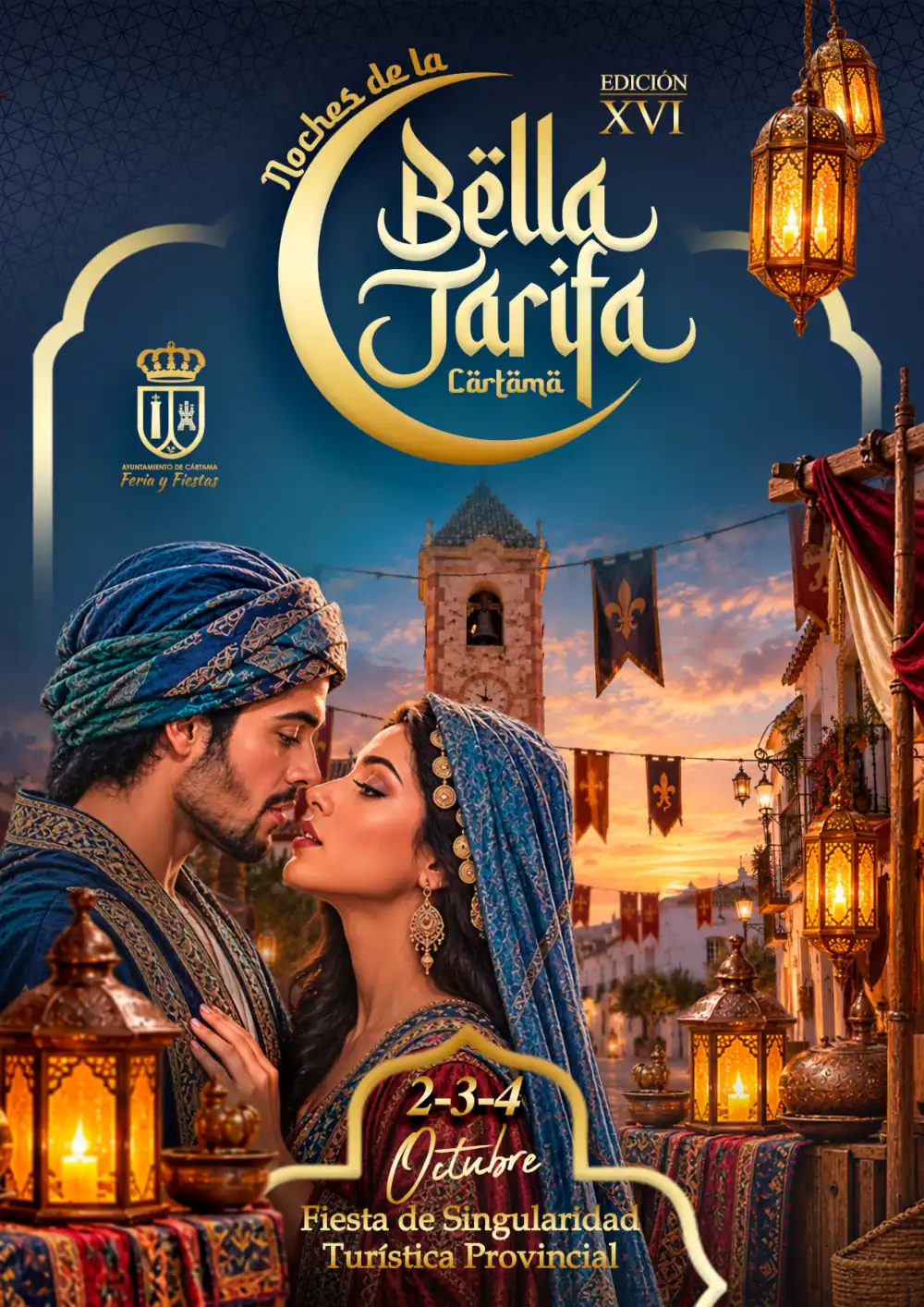 Cártama viaja a su pasado andalusí con tres días de Noches de la Bella Jarifa