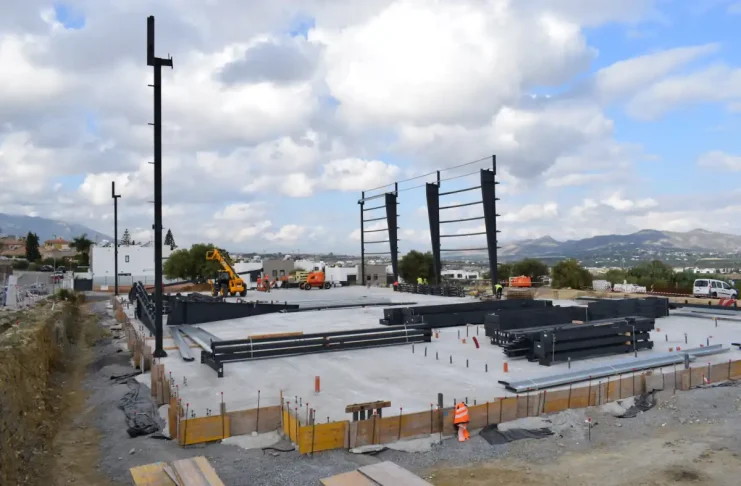 El Pabellón Alberto Díaz de Alhaurín toma forma con una inversión de 2,7 millones