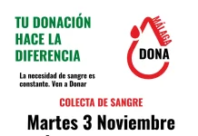 El 3 de noviembre se podrá donar sangre en el Centro de Formación y Empleo Francisco Romero de Cártama El 3 de noviembre se podrá donar sangre en el Centro de Formación y Empleo Francisco Romero