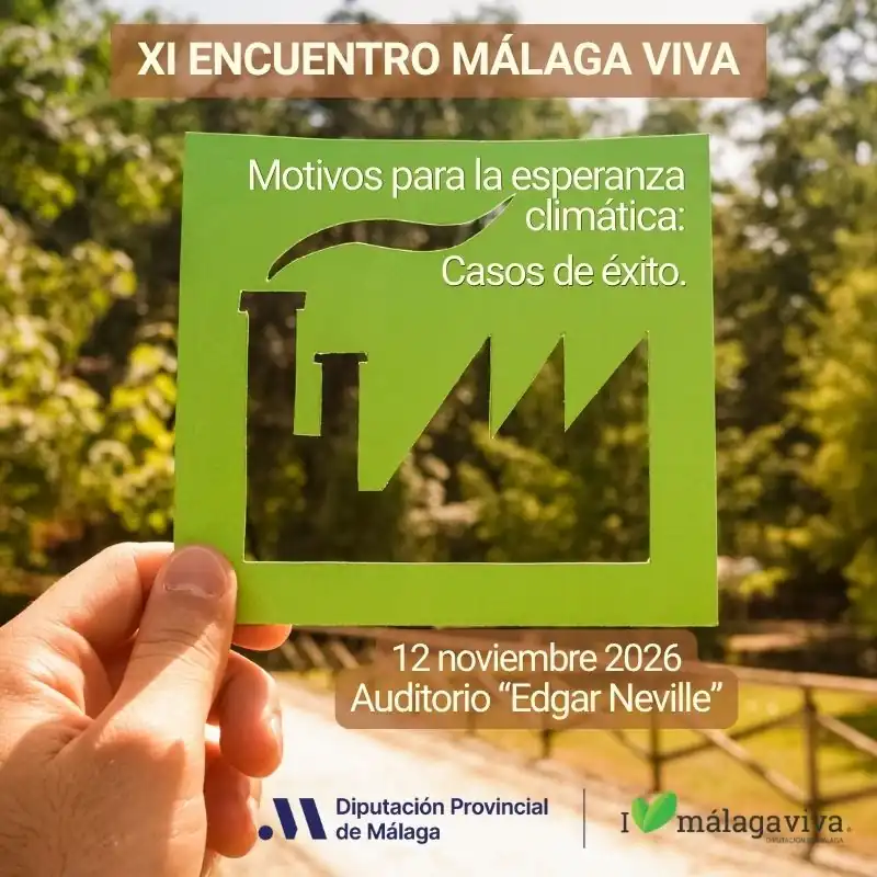 El Encuentro Málaga Viva de la Diputación se centrará este año en los motivos para la esperanza climática
