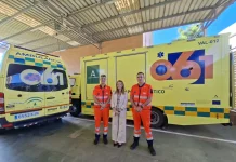 La delegada de Sanidad y Consumo de Málaga visita las instalaciones del 061 de la provincia La delegada de Sanidad y Consumo de Málaga visita las instalaciones del 061 de la provincia